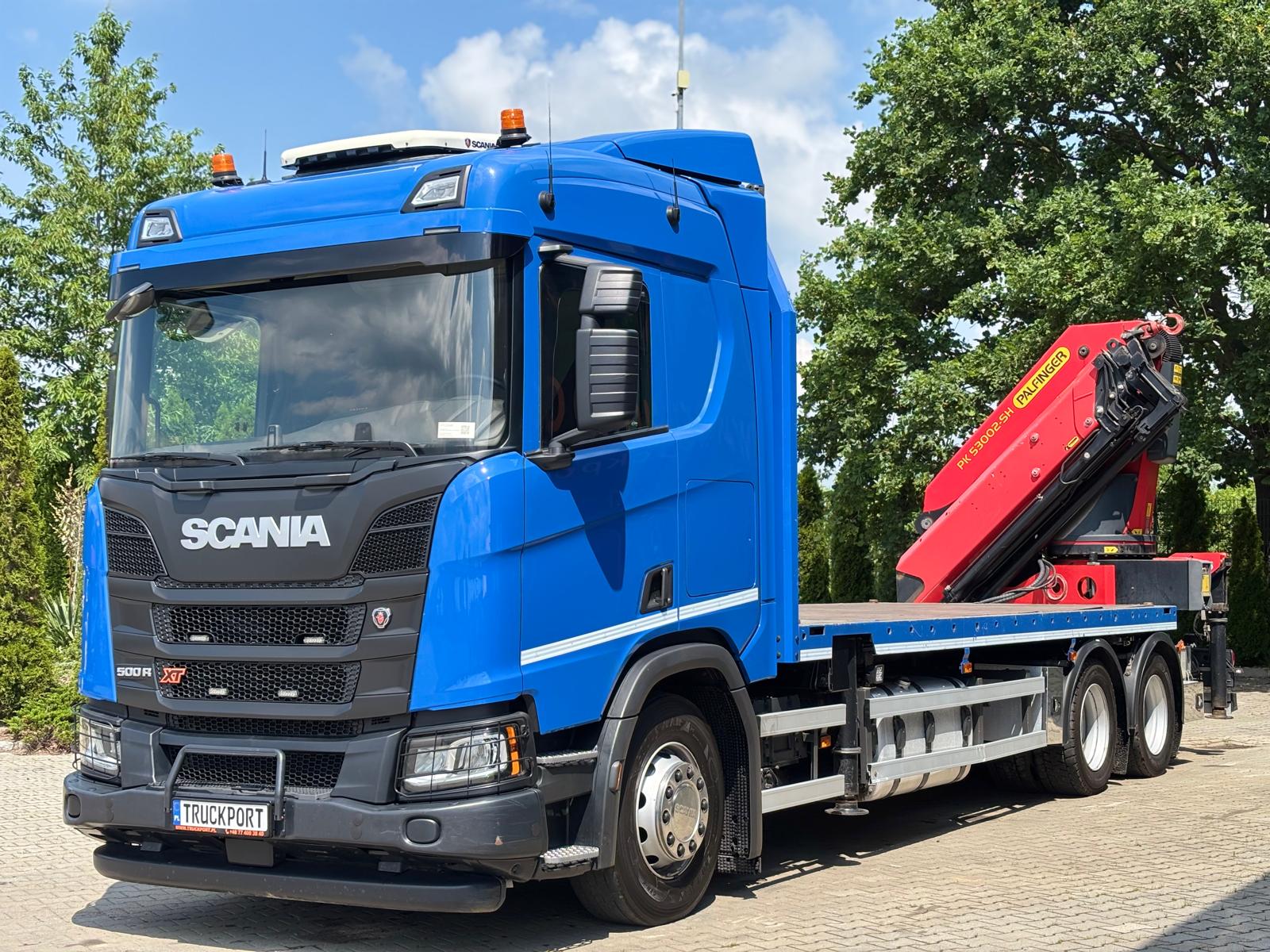 SCANIA 500R XT 6x4|PLATFORMA Z HDS PK53002 SH + PRZYCZEPA